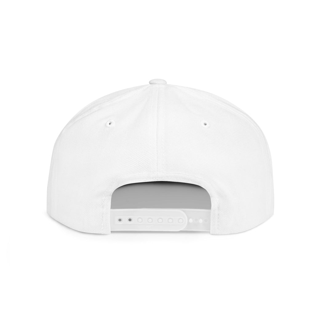Snapback Hat — Gold Crown & Wings Monogram "P" Embroidered Flat Bill