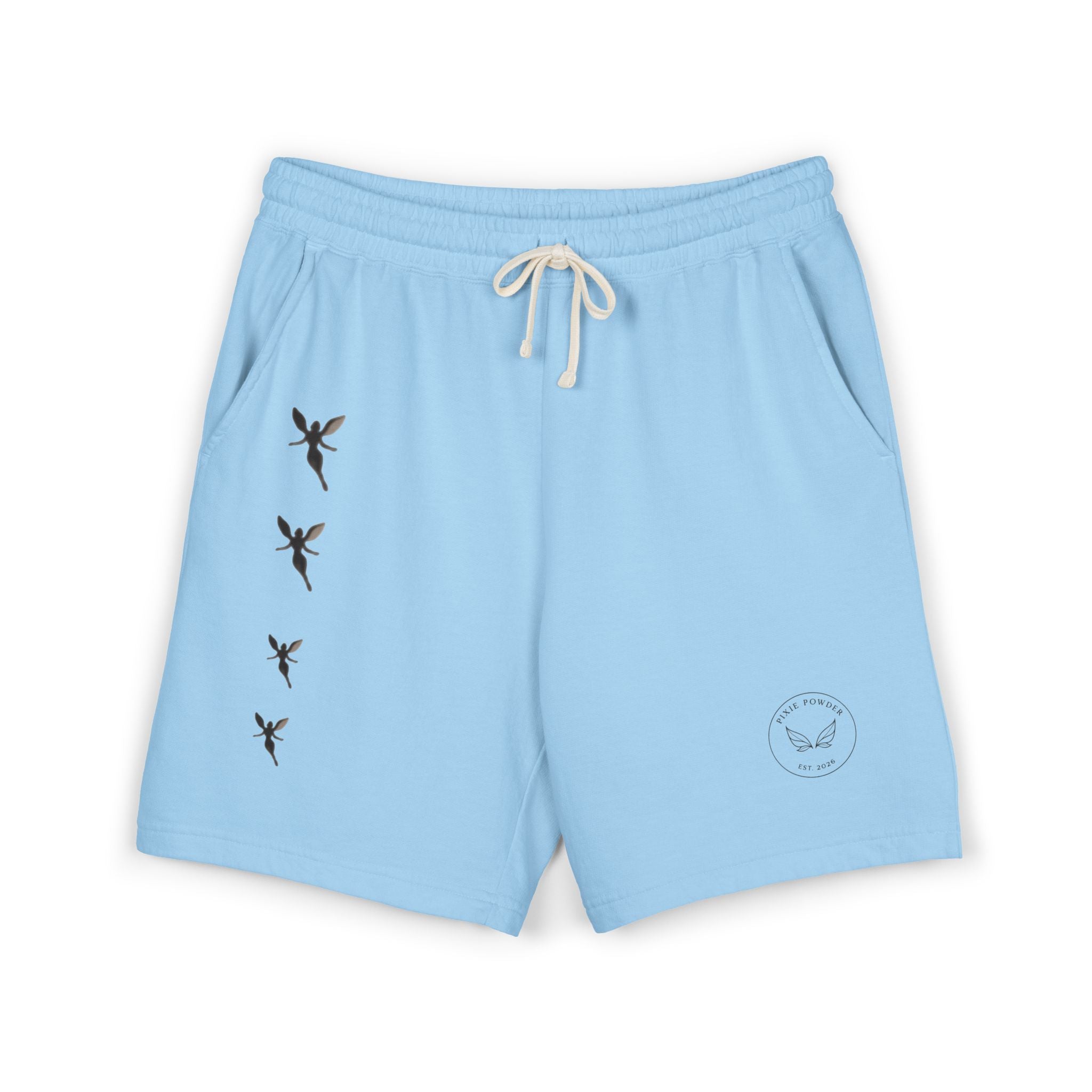 Unisex Garment-Dyed Lightweight Fleece Sweat Shorts