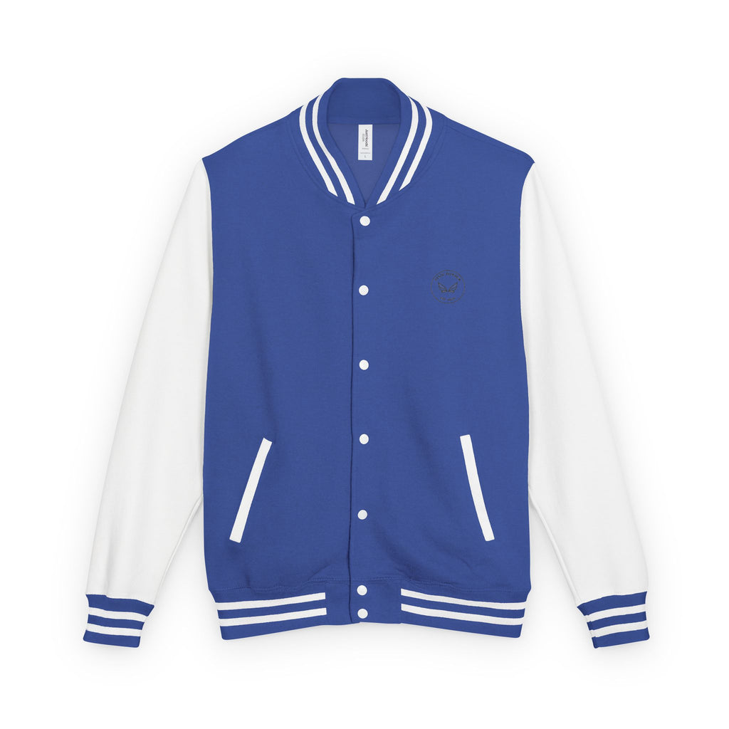 Varsity Letterman Jacket — Classic Red & White Retro School Jacket