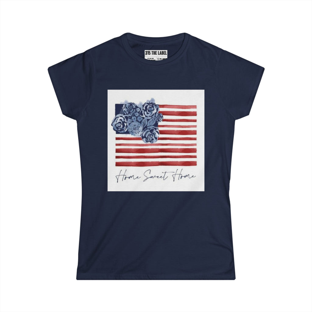 10. Home Sweet Home 4th of July Women's Tee, Summer Shirt, Patriotic Apparel, 4th of July Celebration, Independence Day Outfit, Casual Style