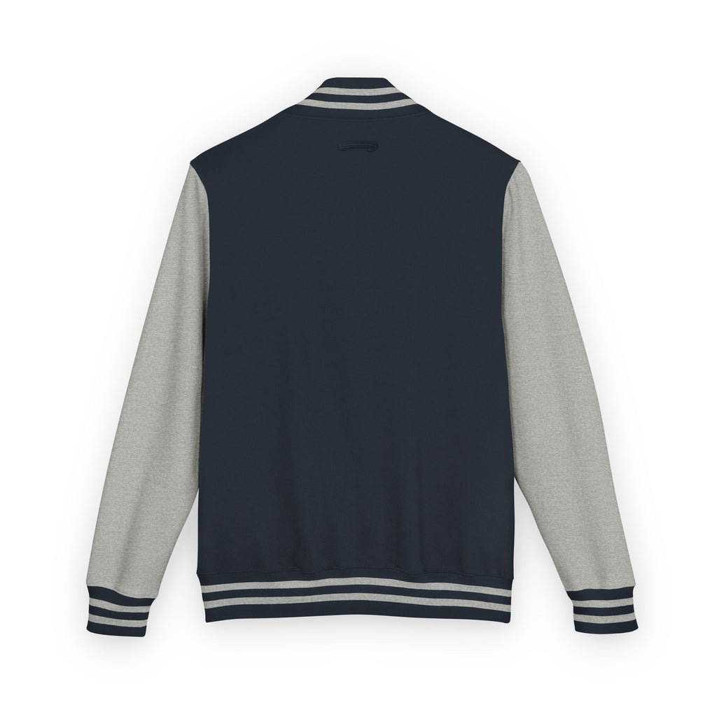 Varsity Letterman Jacket — Classic Red & White Retro School Jacket