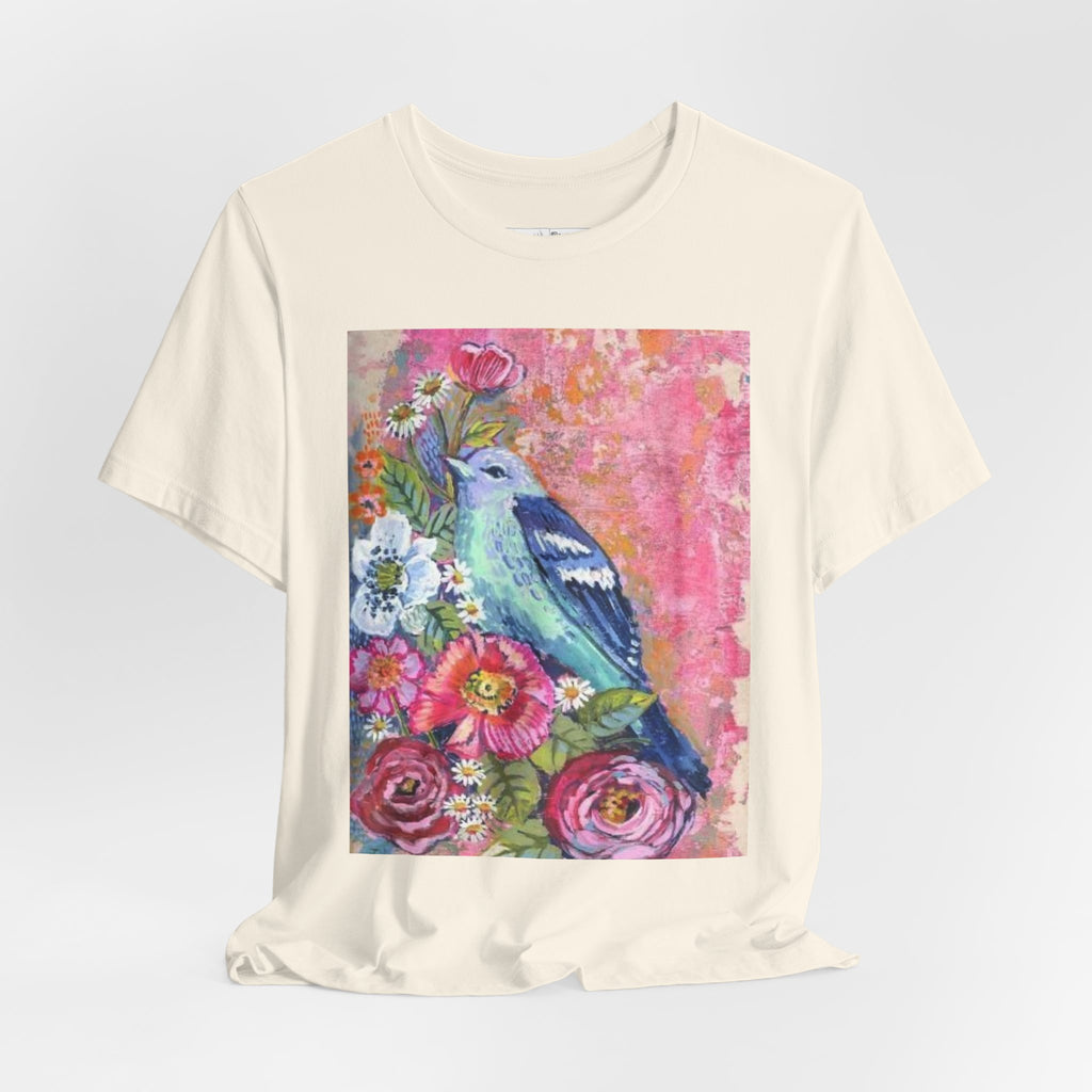 Folk art painted Birdy