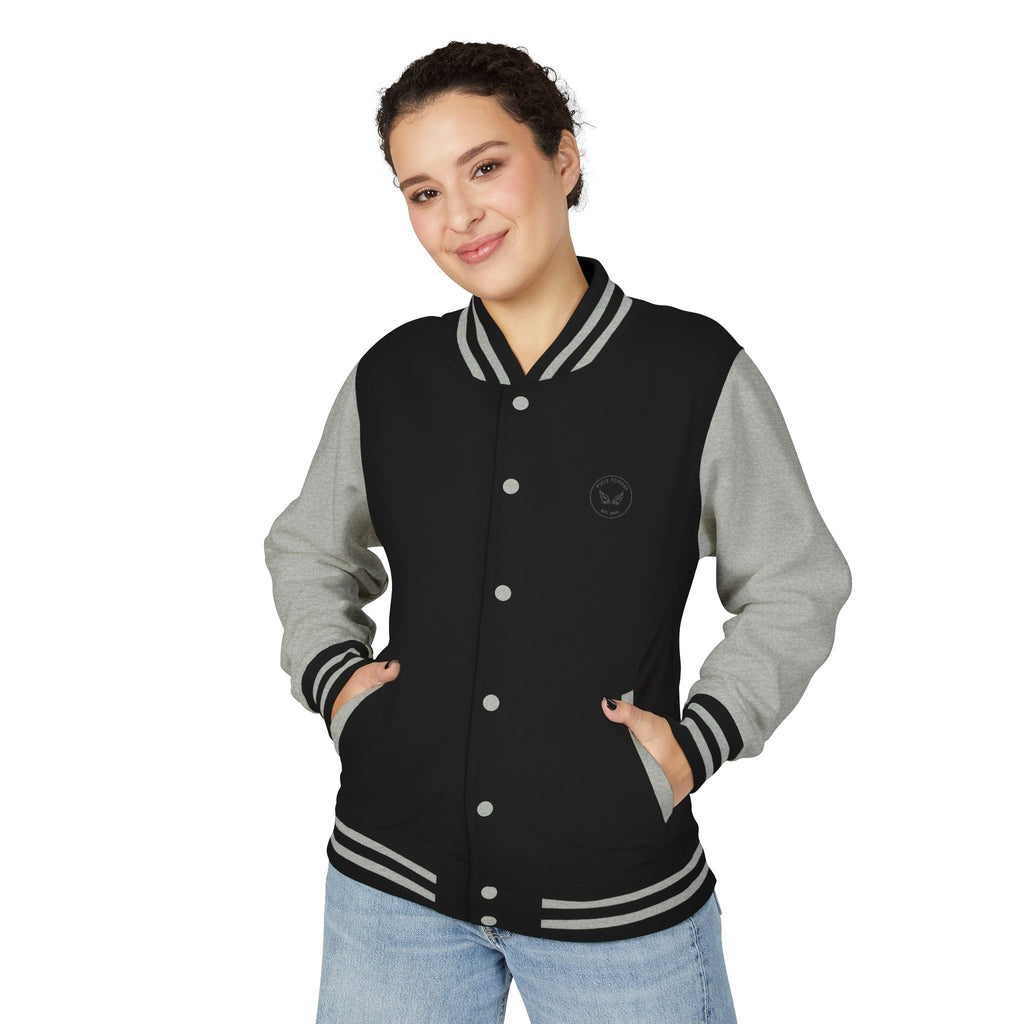 Varsity Letterman Jacket — Classic Red & White Retro School Jacket