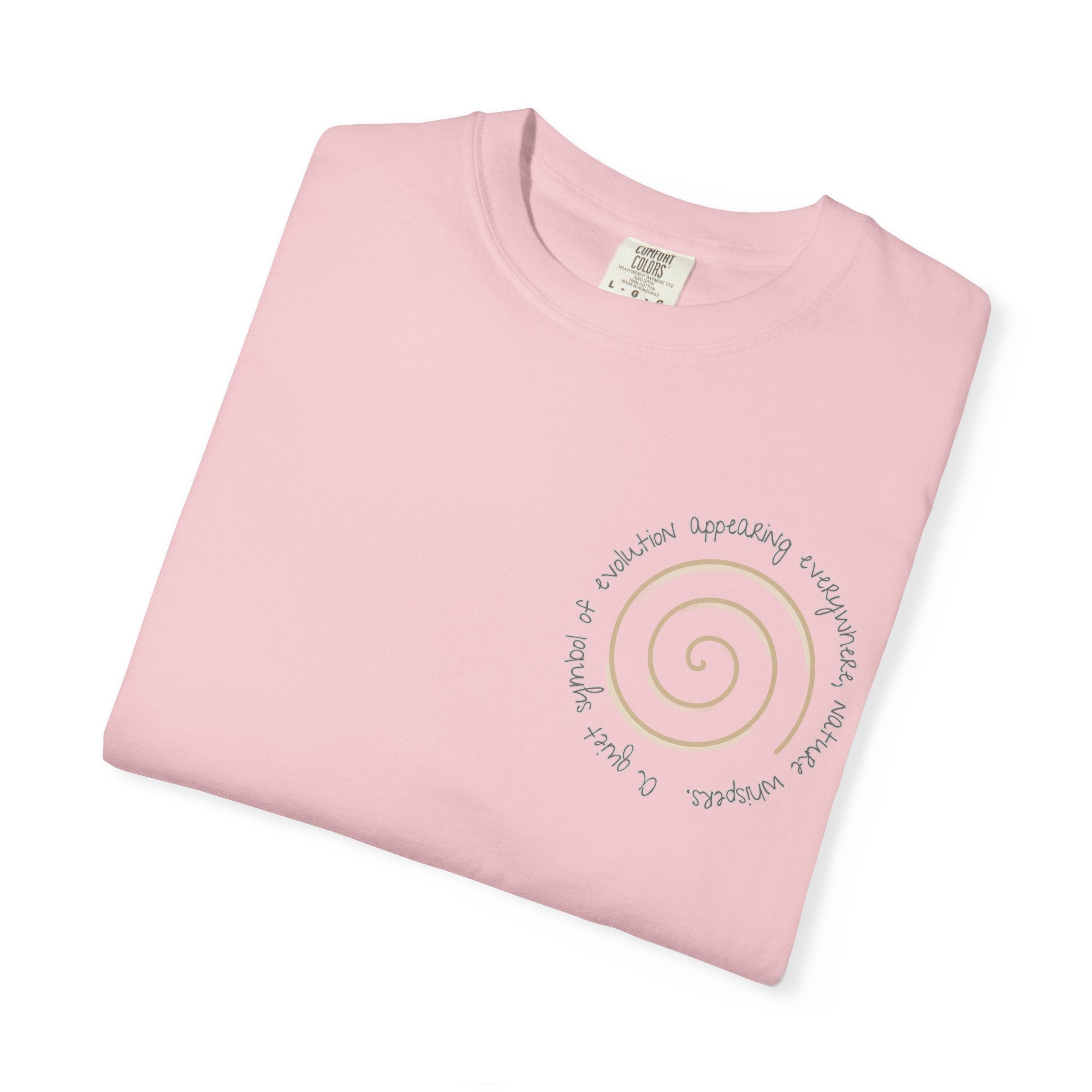 Spiral Journey Unisex T-Shirt, Soft Cotton Tee, Trendy Casual Wear, Beach Day Top, Gift for Nature Lovers, Eco-Friendly Fashion