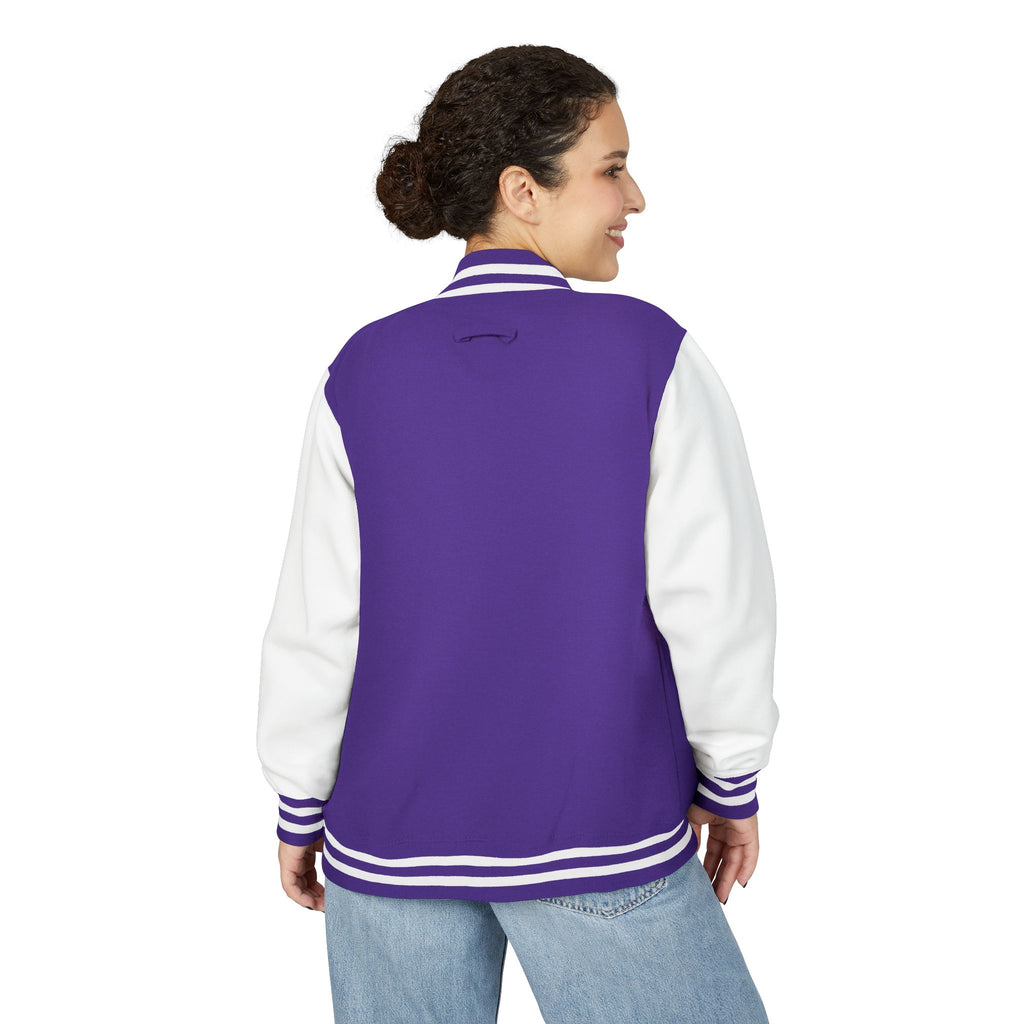 Varsity Letterman Jacket — Classic Red & White Retro School Jacket