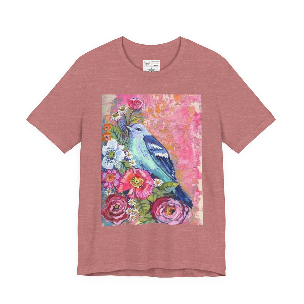 Folk art painted Birdy
