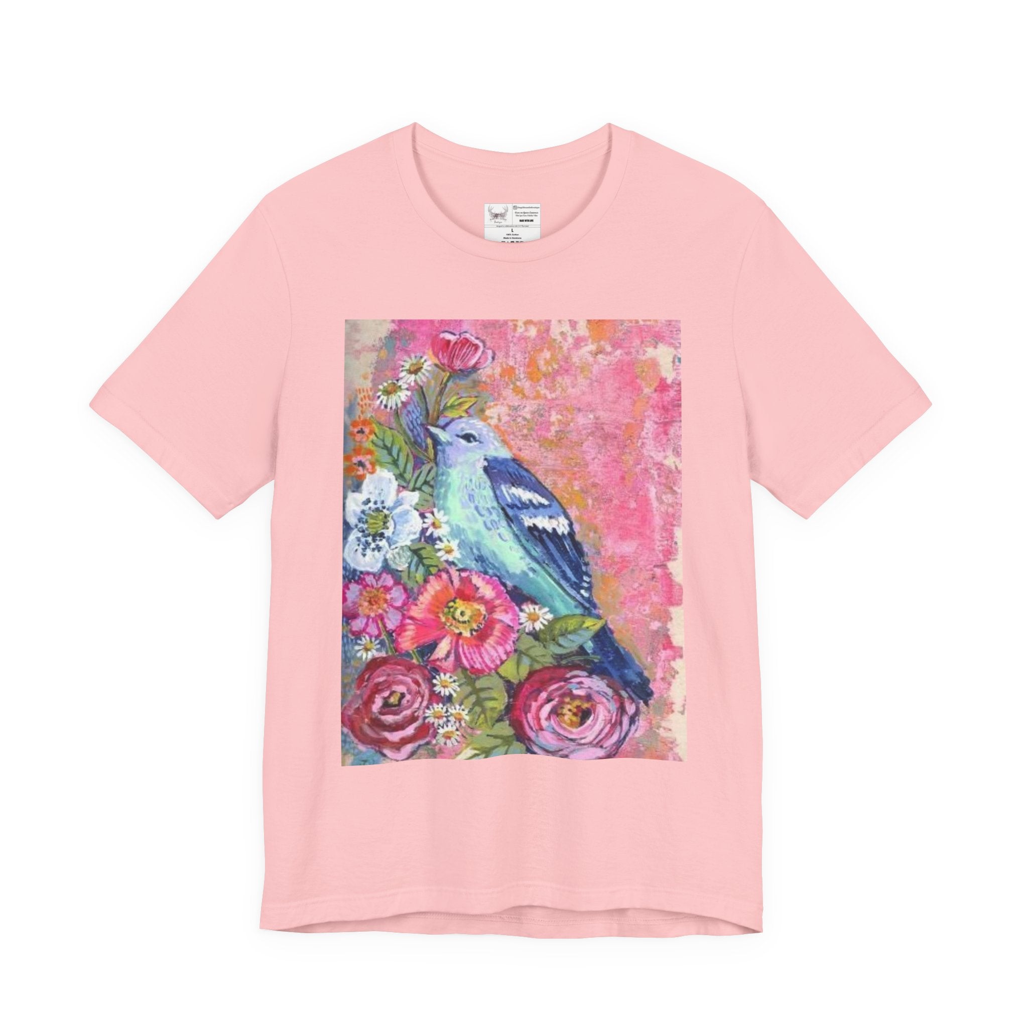 Folk art painted Birdy