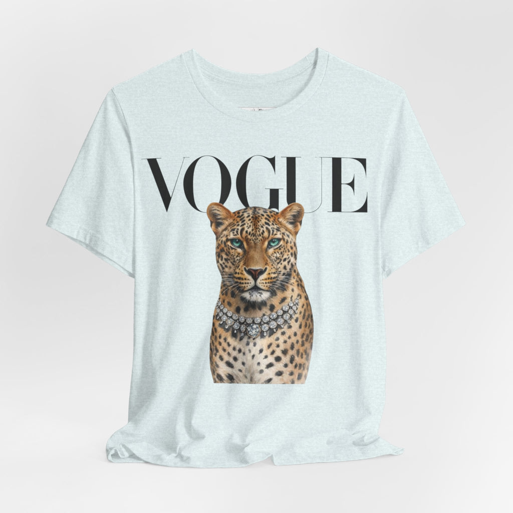 Vogue Leopard grey T shirt