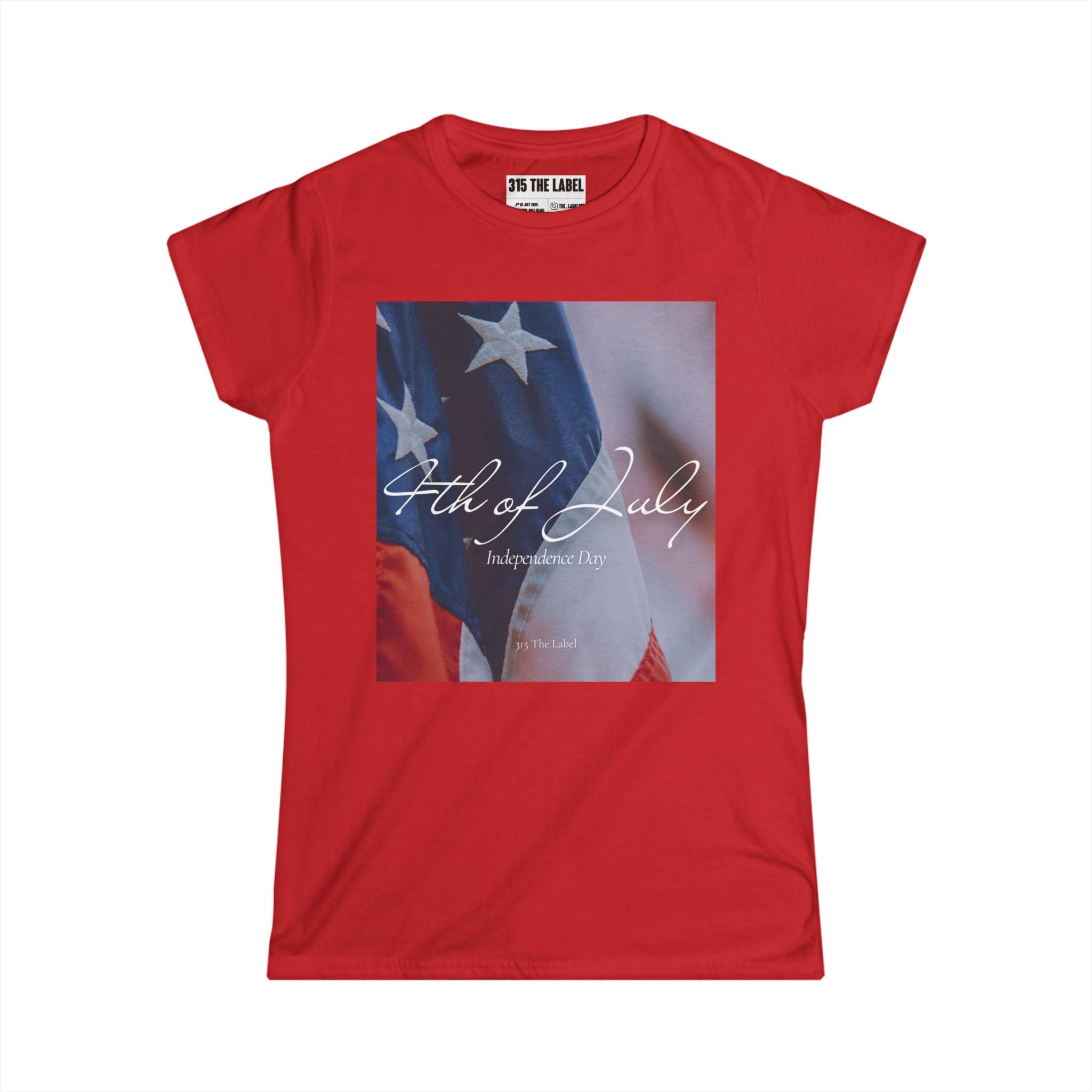 4. Aesthetic Fourth of July Women's Tee, Summer Shirt, Patriotic Apparel, 4th of July Celebration, Independence Day Outfit, Casual Style