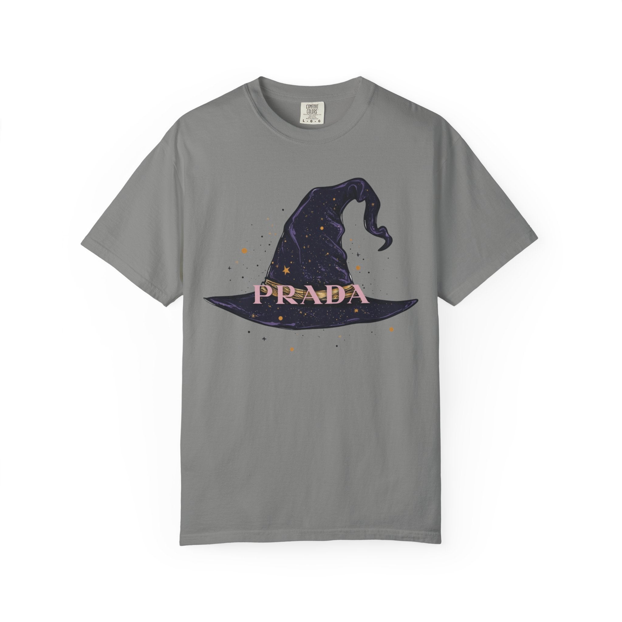 Chic Witchy Hat T-Shirt | Cute Halloween Top, Casual Tee, Vintage Style, Gift for Ghost Lovers, Unisex Clothing