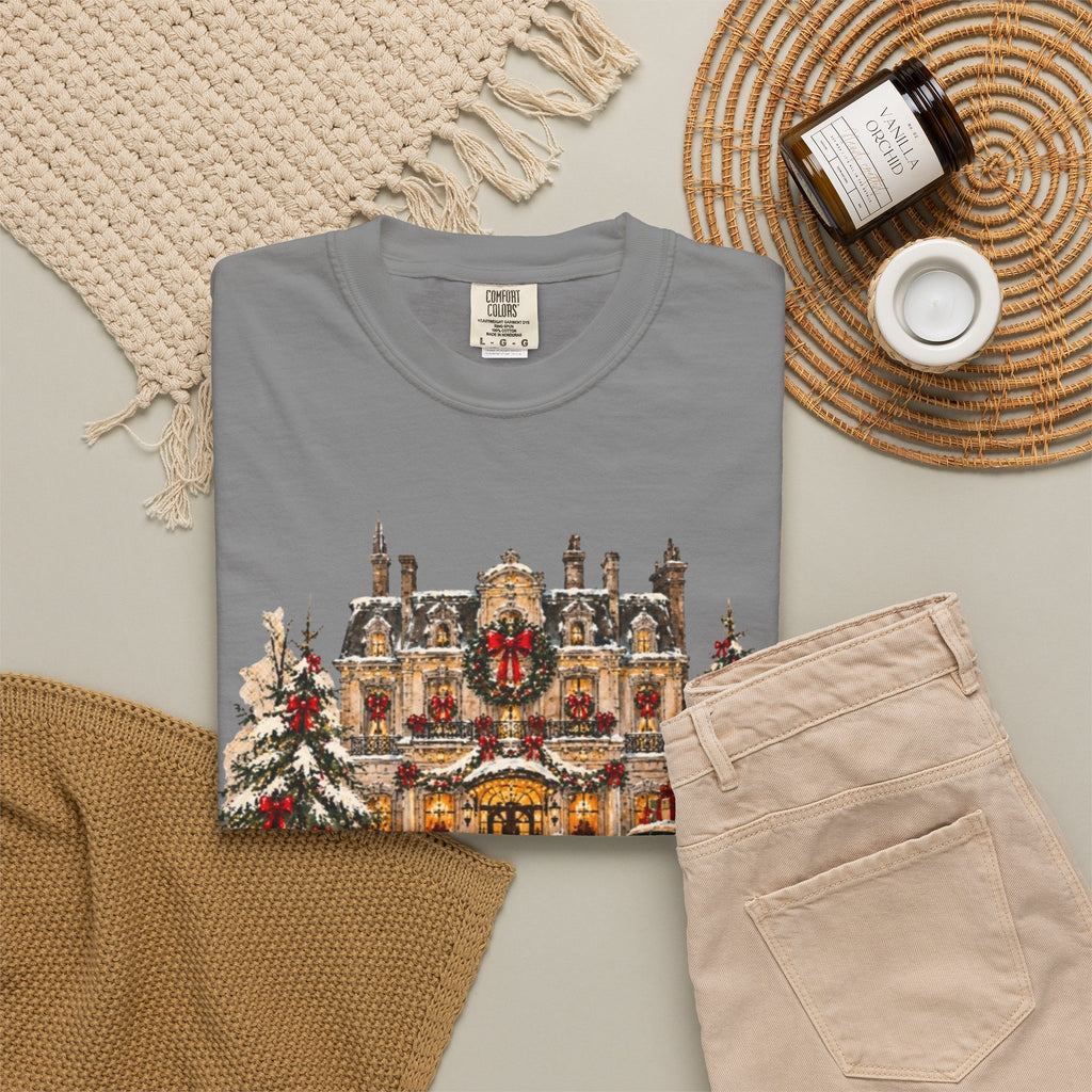 Christmas in New York T-Shirt — Vintage Holiday NYC Sweater-Style Tee