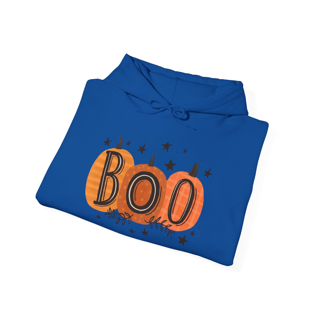 Boo Pumpkins Halloween Design, Cozy Unisex Hoodie, Casual Fall Apparel, Gift for Witch Lovers, Spooky Season [...]