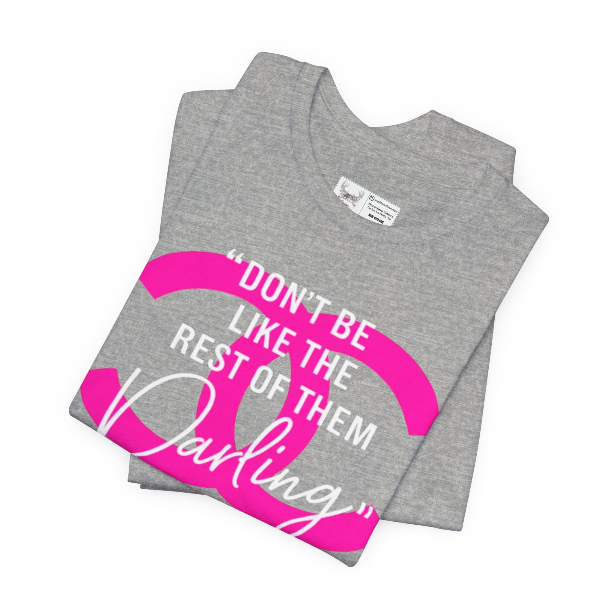 Chanel quote black t shirt
