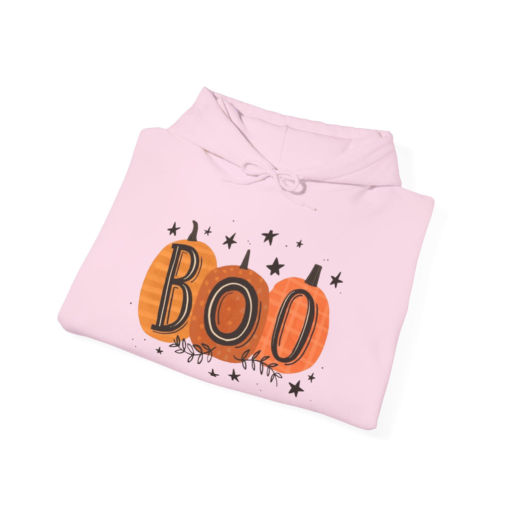 Boo Pumpkins Halloween Design, Cozy Unisex Hoodie, Casual Fall Apparel, Gift for Witch Lovers, Spooky Season [...]