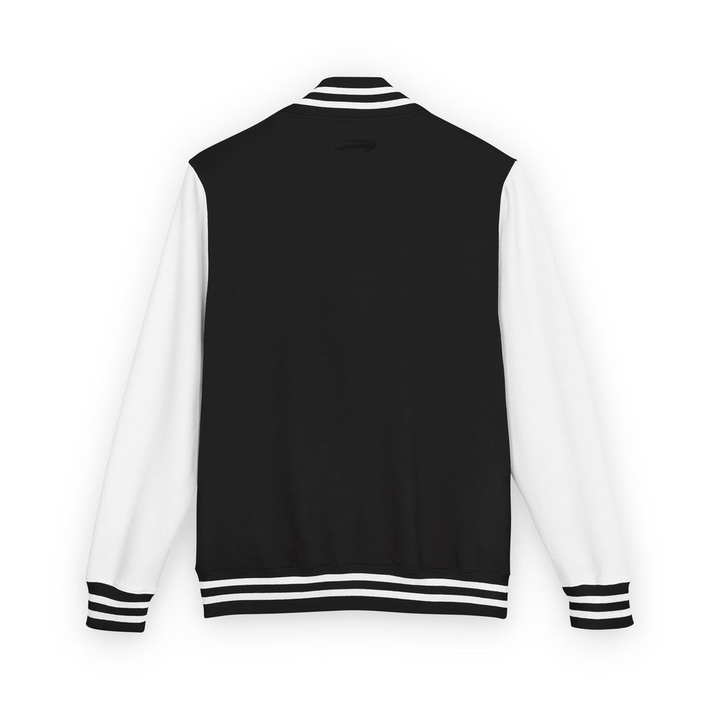 Varsity Letterman Jacket — Classic Red & White Retro School Jacket