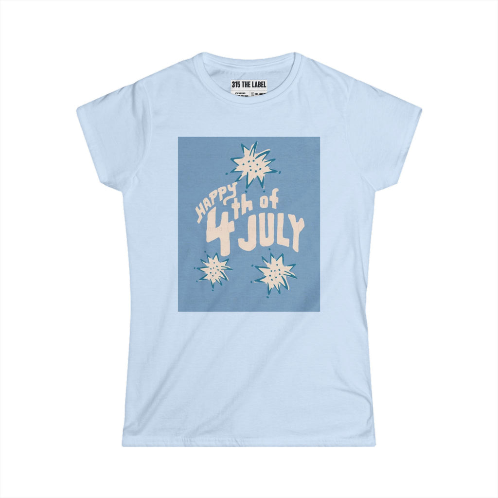 8. Retro Fourth of July Women's Tee, Summer Shirt, Patriotic Apparel, 4th of July Celebration, Independence Day Outfit, Casual Style