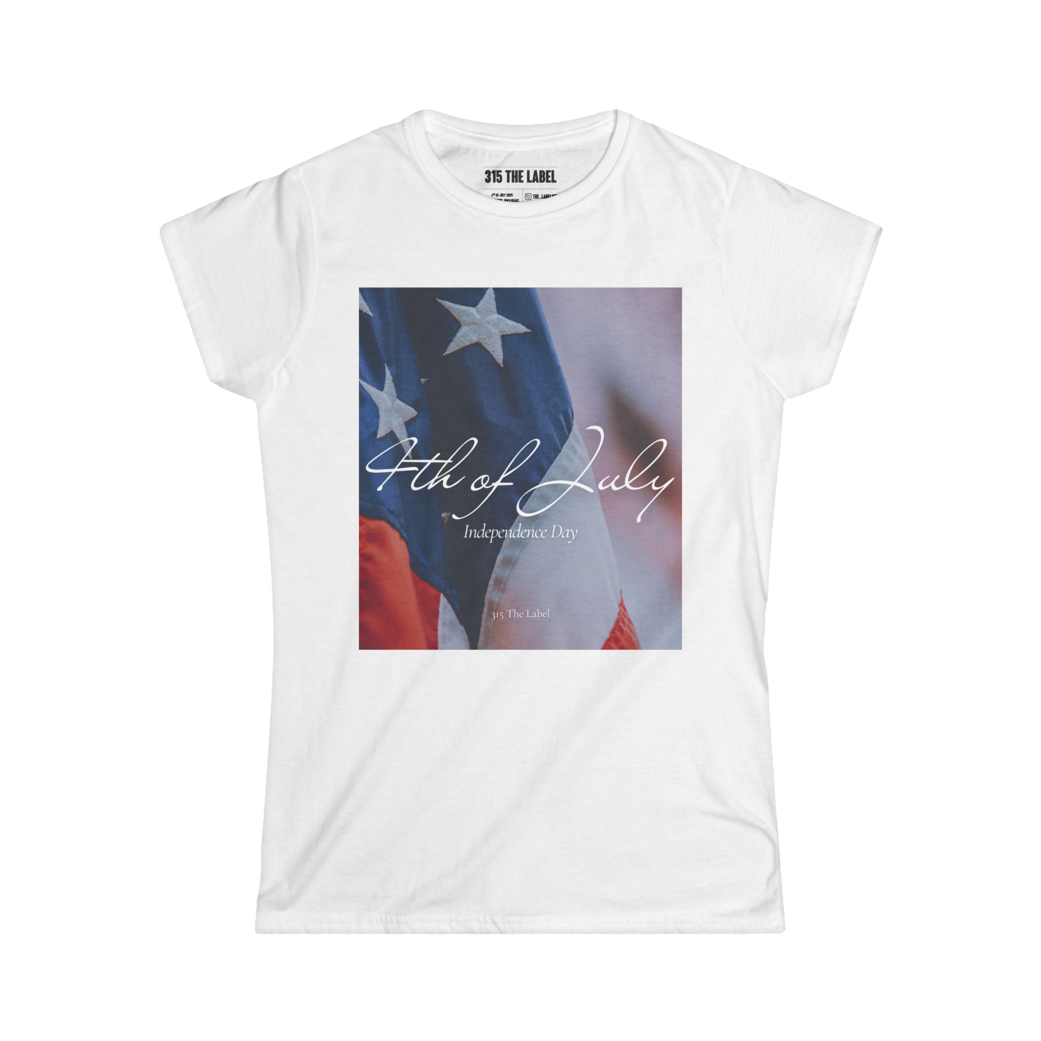 4. Aesthetic Fourth of July Women's Tee, Summer Shirt, Patriotic Apparel, 4th of July Celebration, Independence Day Outfit, Casual Style