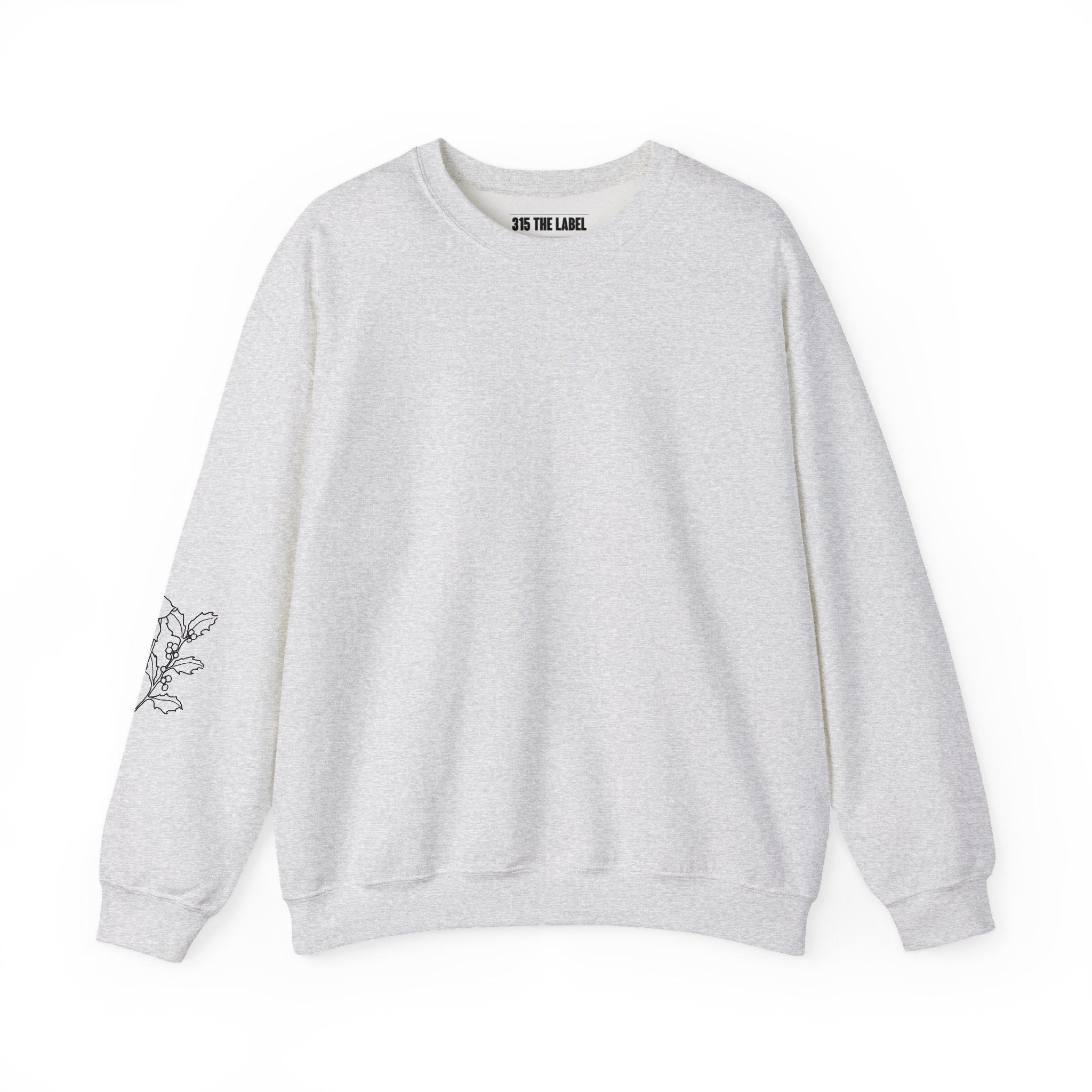 December Floral Design Unisex Crewneck Sweatshirt - Cozy & Stylish Essential