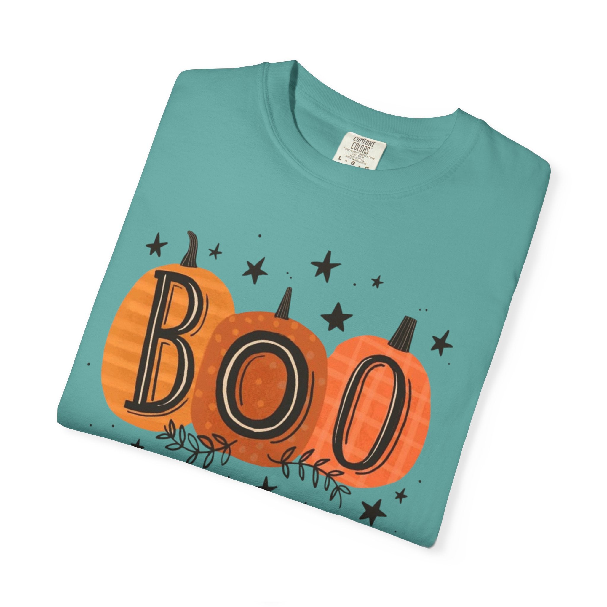 Boo Pumpkins T-Shirt | Cute Halloween Top, Casual Tee, Vintage Style, Gift for Ghost Lovers, Unisex Clothing