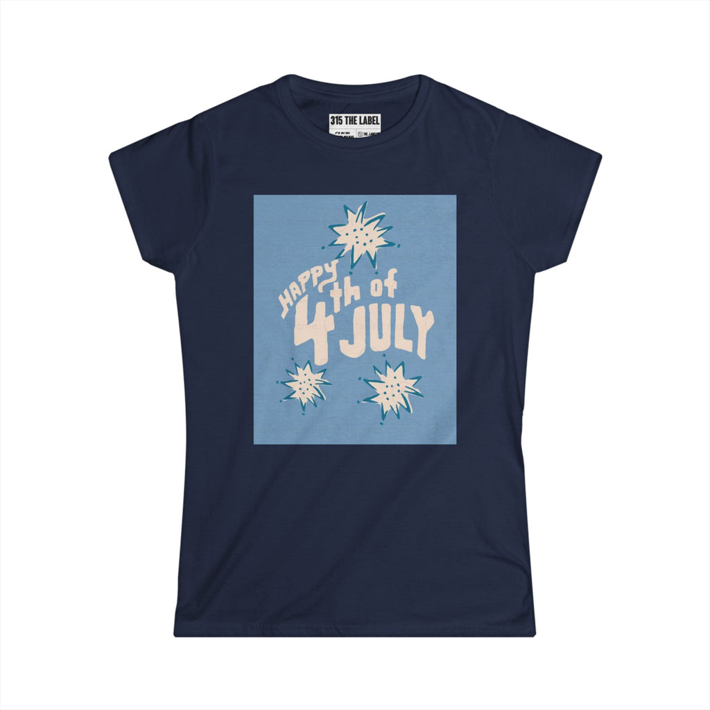 8. Retro Fourth of July Women's Tee, Summer Shirt, Patriotic Apparel, 4th of July Celebration, Independence Day Outfit, Casual Style