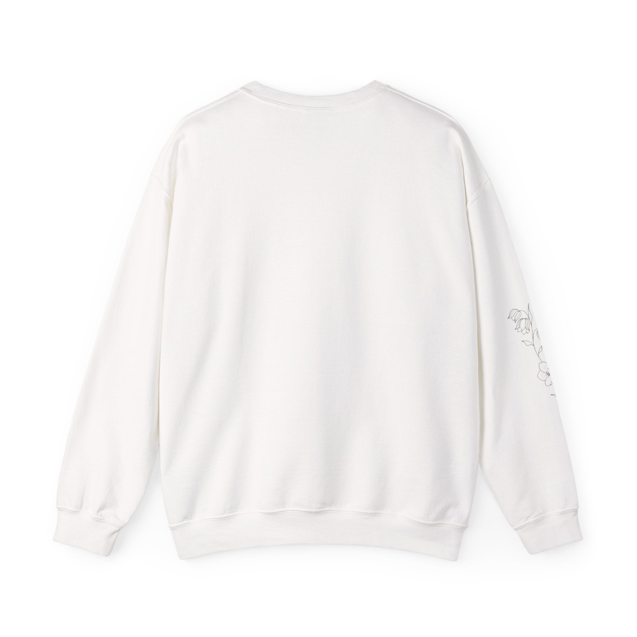 May Floral Design Unisex Crewneck Sweatshirt - Cozy & Stylish Essential