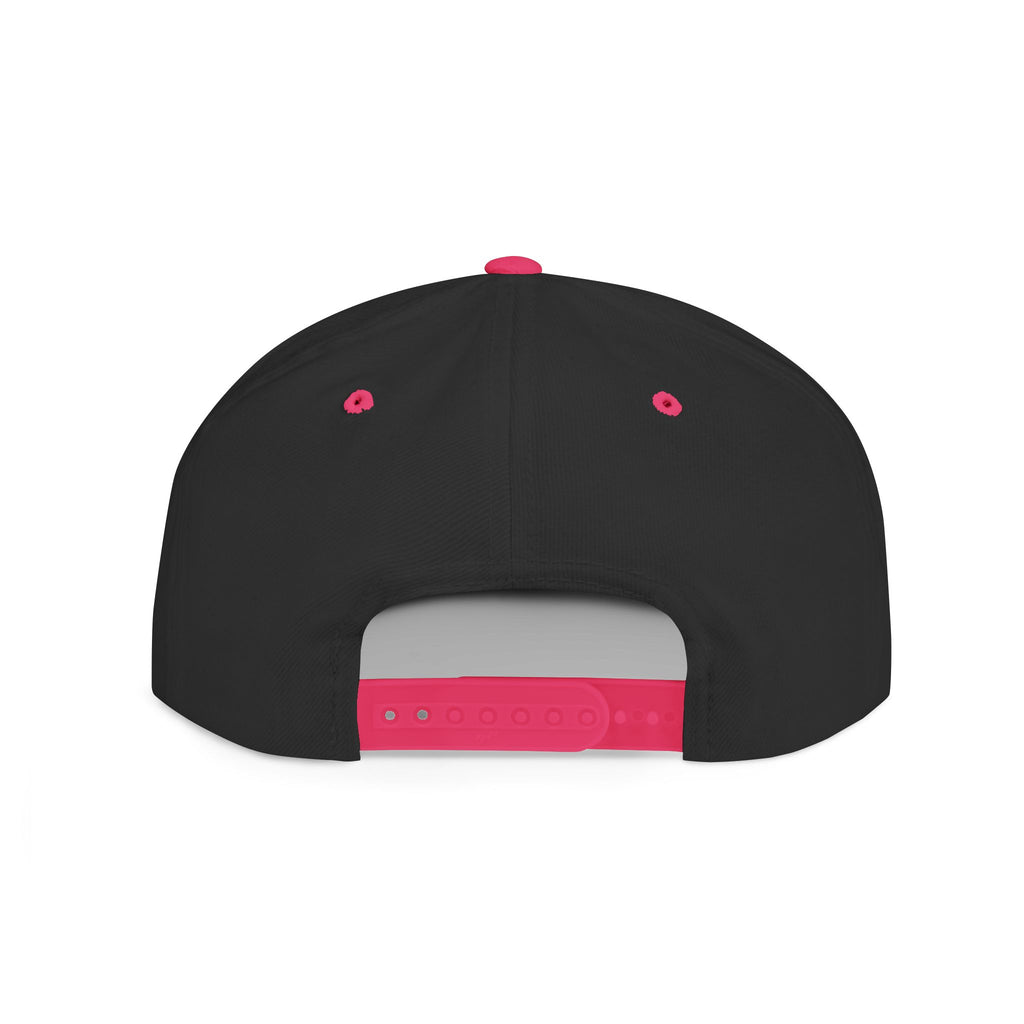 Snapback Hat — Gold Crown & Wings Monogram "P" Embroidered Flat Bill