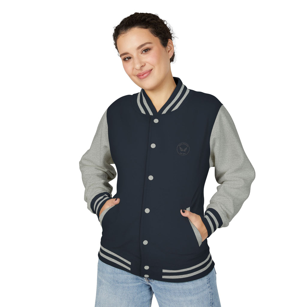 Varsity Letterman Jacket — Classic Red & White Retro School Jacket