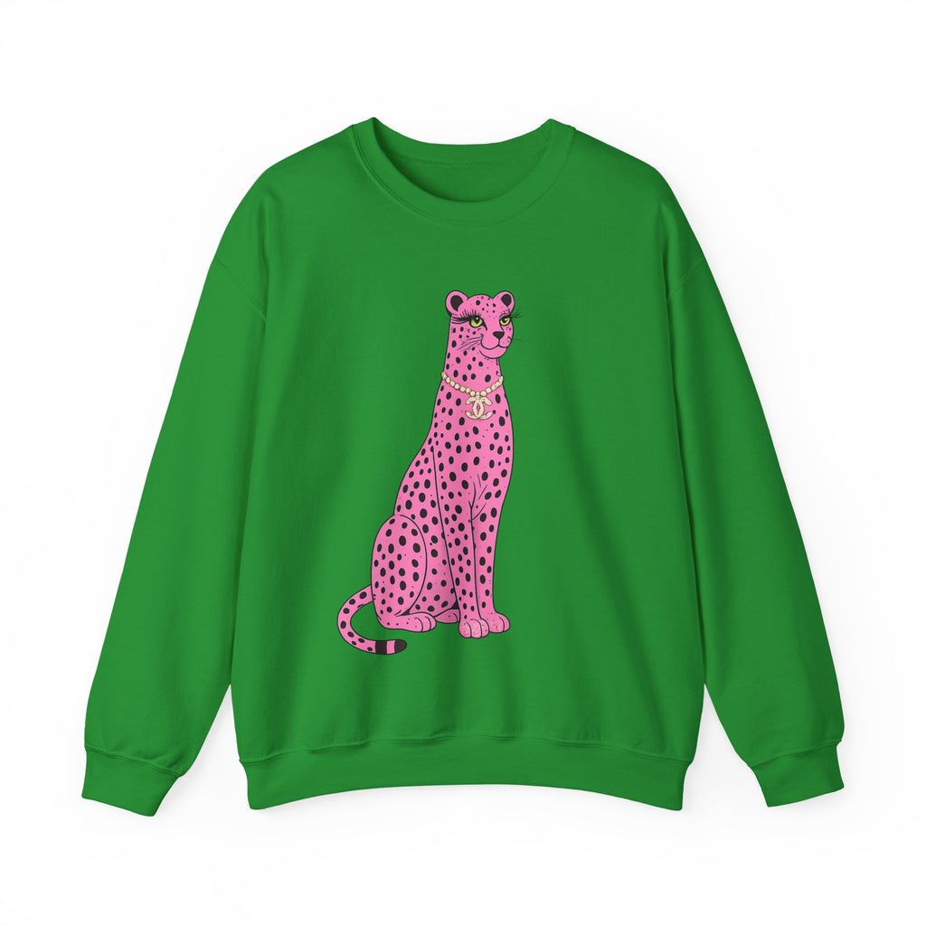 Pink Leopard Crewneck Sweatshirt
