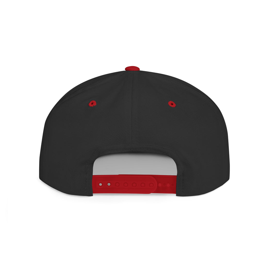 Snapback Hat — Gold Crown & Wings Monogram "P" Embroidered Flat Bill