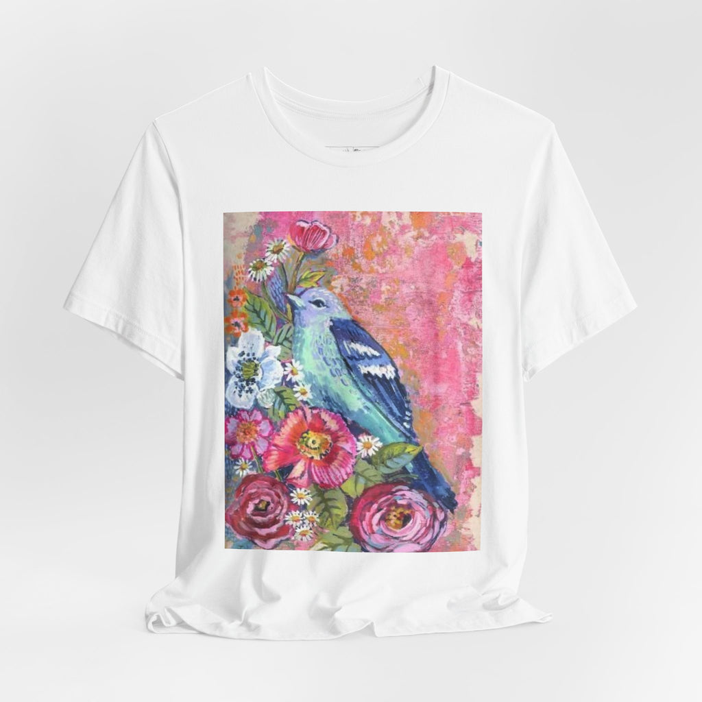 Folk art painted Birdy