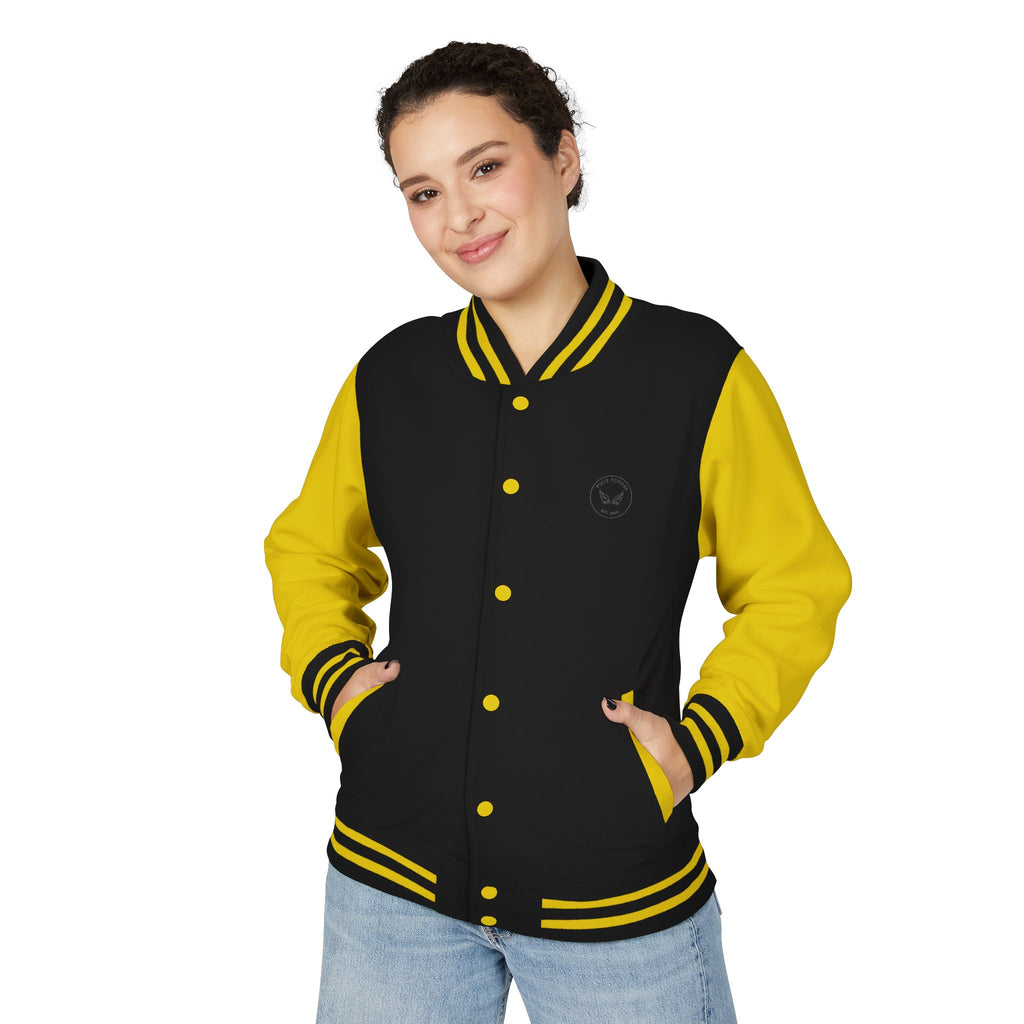 Varsity Letterman Jacket — Classic Red & White Retro School Jacket