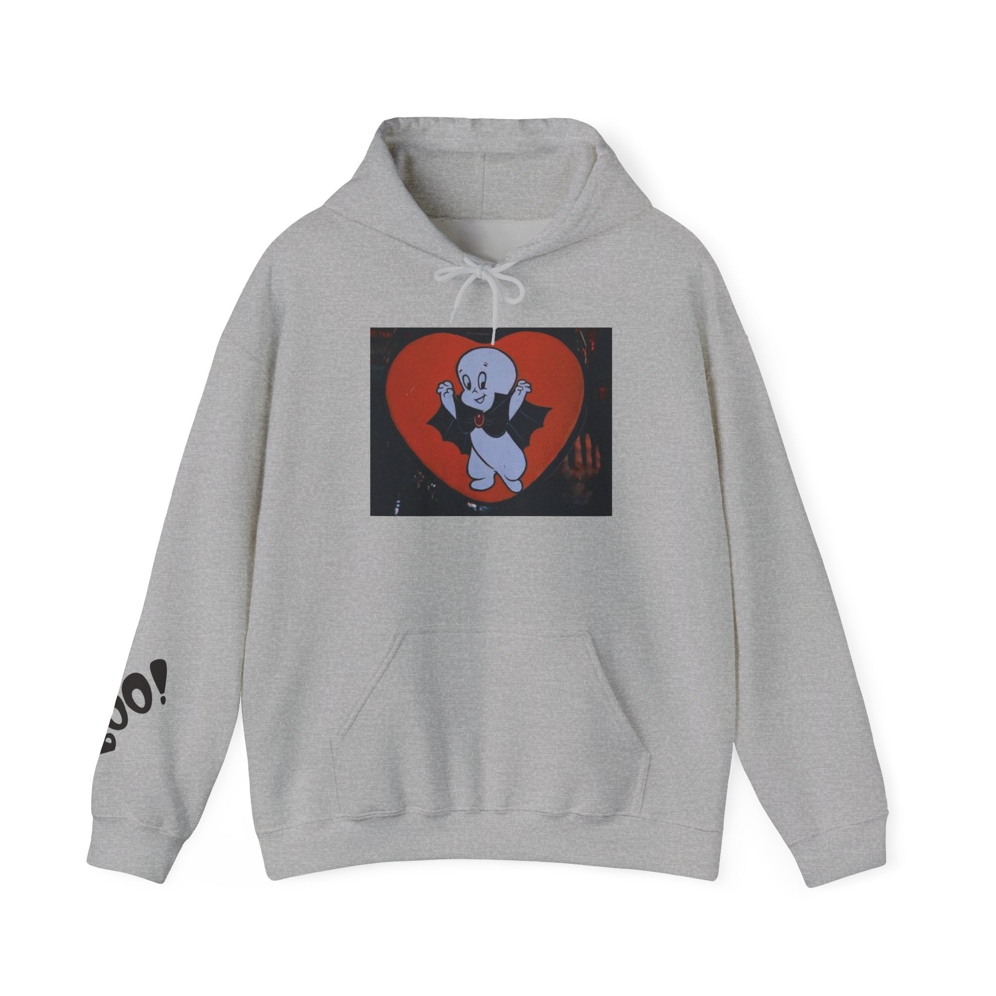 Ghostly Love Sweatshirt with Boo! Design for Halloween, Cozy Unisex Hoodie, Casual Fall Apparel, Gift for Ghost Lovers, Spooky Season [...]