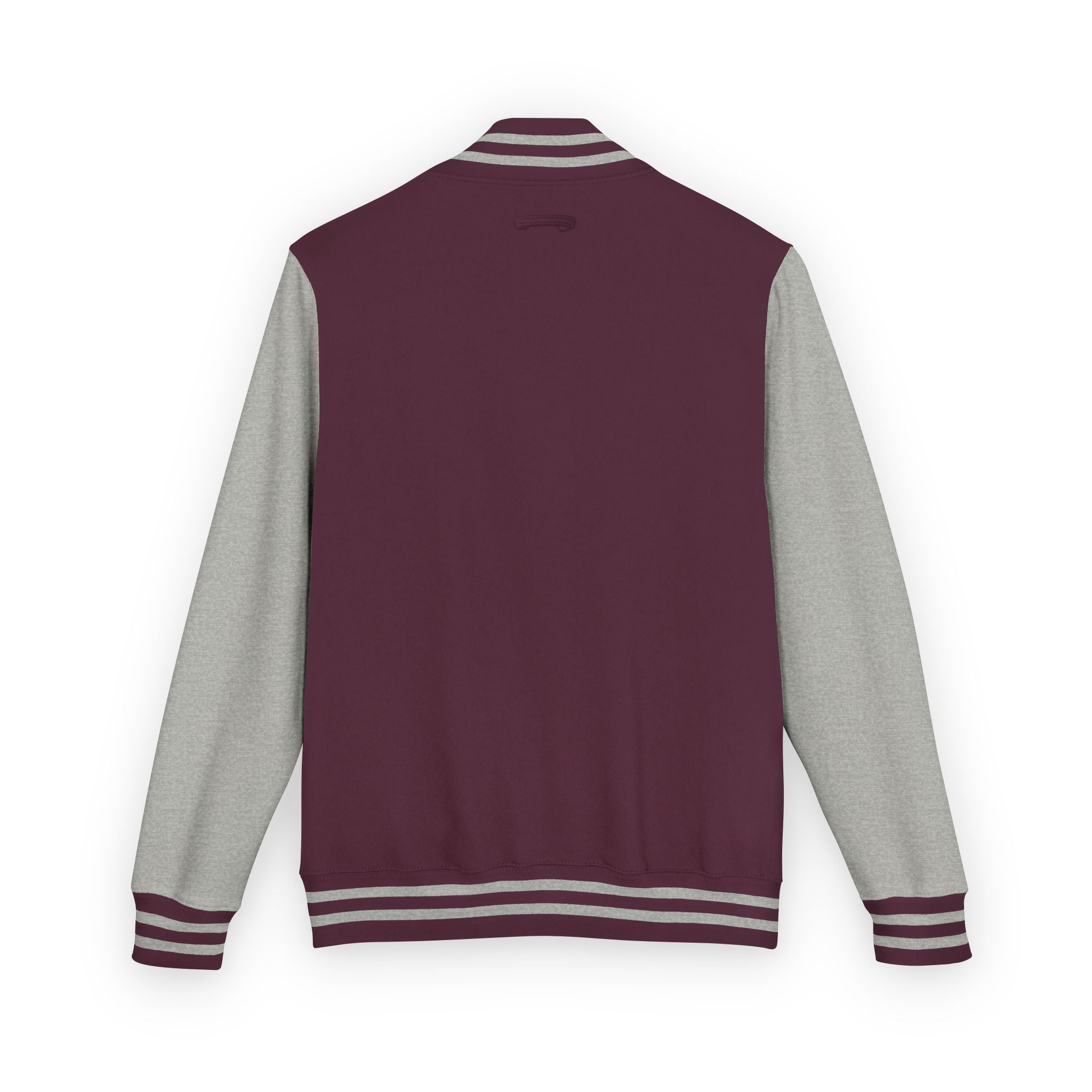 Varsity Letterman Jacket — Classic Red & White Retro School Jacket