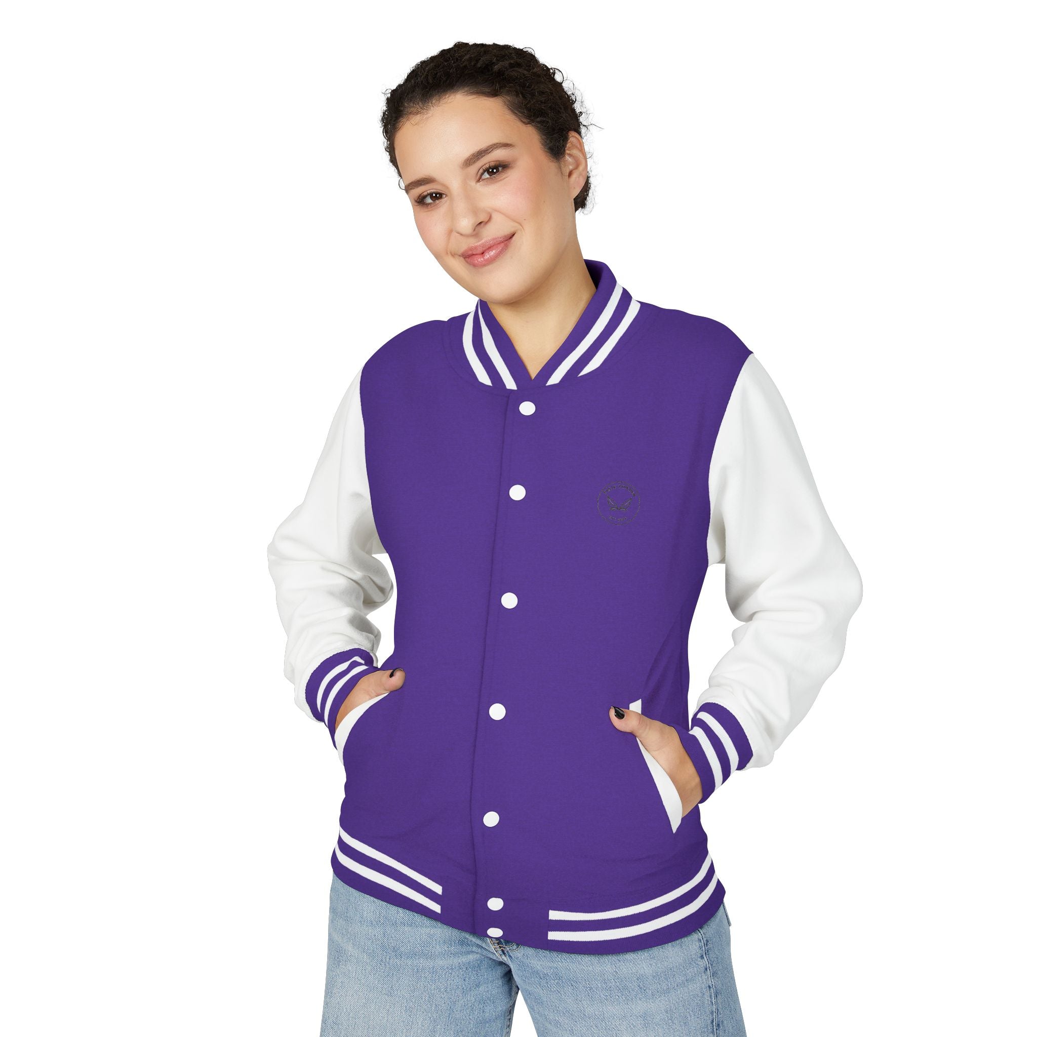 Varsity Letterman Jacket — Classic Red & White Retro School Jacket