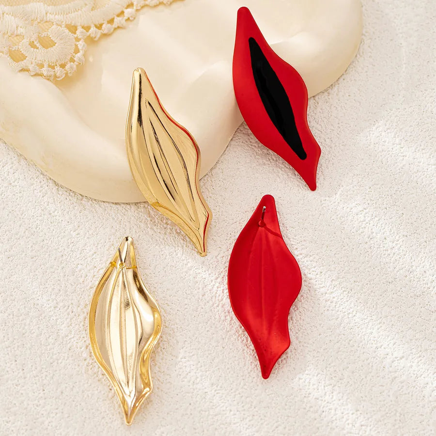 1 Pair Exaggerated Oversized Lips Alloy Ear Studs